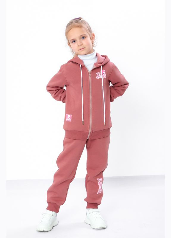 Теплий костюм для дівчинки (Zip-худі та штани) з малюнком (p-15950) Носи своє (322070129)