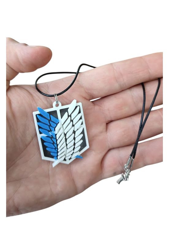 Кулон Эмблема Развед корпуса Атака Титанов - Attack on Titan с цепочкой кожа No Brand (335058556)