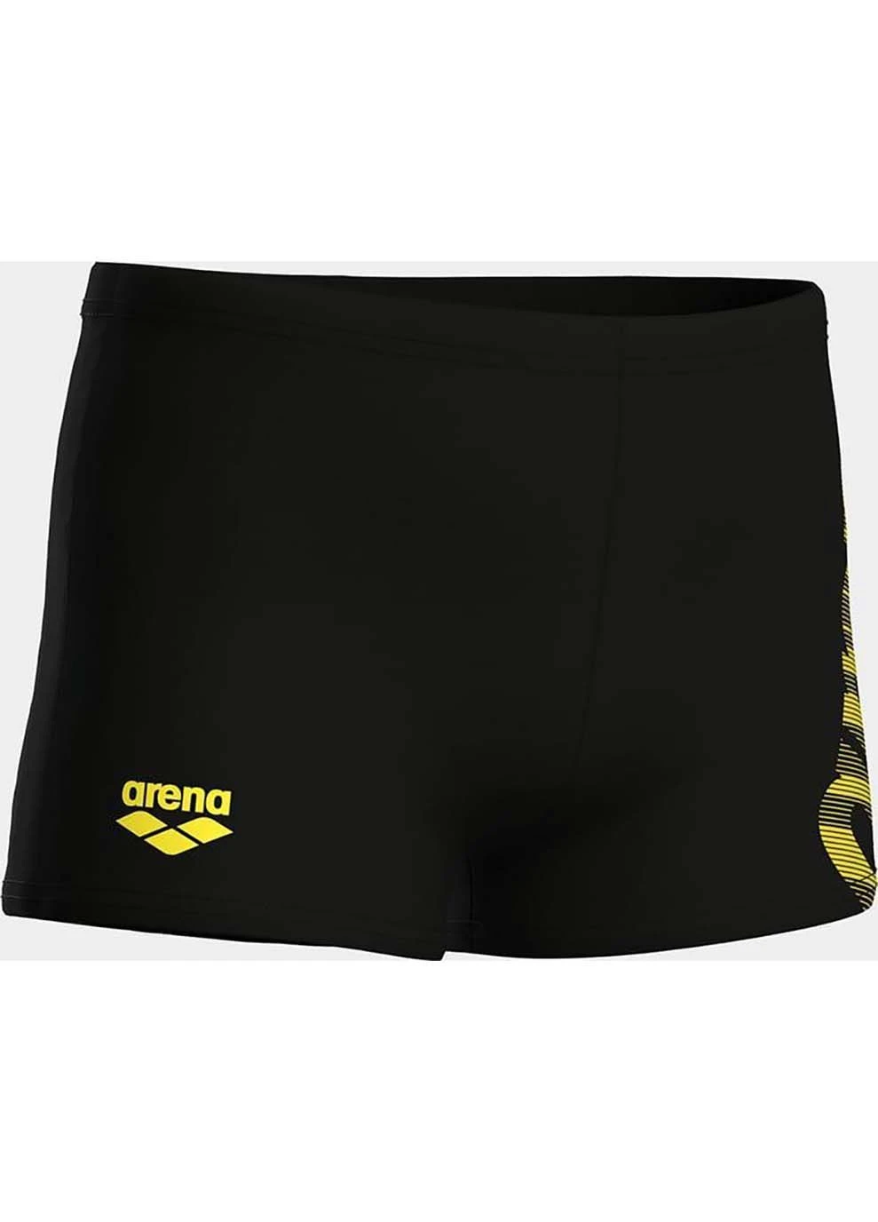 Плавки-боксери для хлопчиків GRAPHIC SWIM SHORT Чорний, Жовтий Arena (395617205)