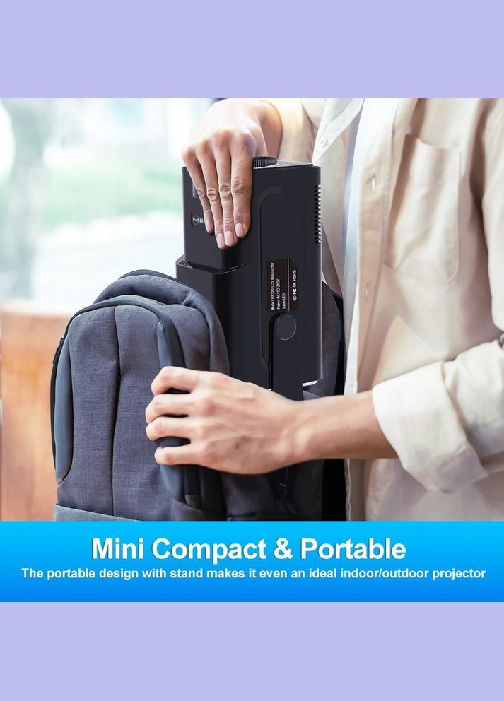 Проектор HY320 4K Native 1080P Android 11, 390ANSI Dual Wifi6 BT5.0 домашний кинотеатр. Magcubic (347608618)