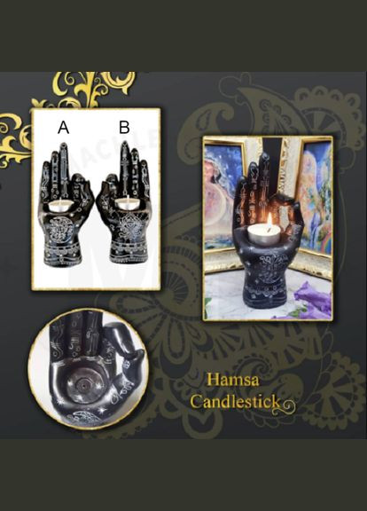 Рука подсвечник Будды держатель для чайной свечи декор для медитации No Brand (278250124)