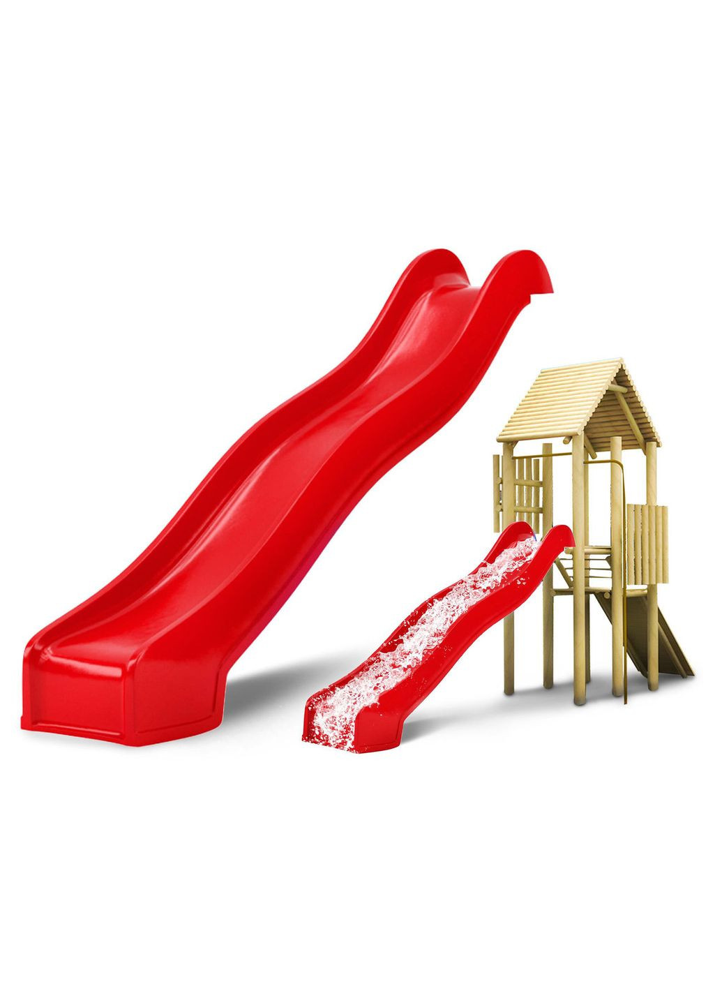 Горка пластиковая 3 м., спуск для детской площадки, горка водная Kbt (346531947)