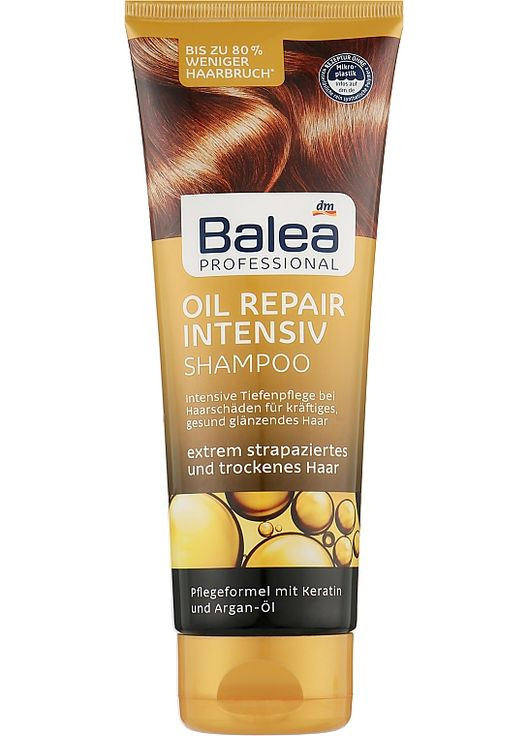 Шампунь для волосся "Інтенсивне відновлення" Professional Oil Repair Intensiv Shampoo 250ml (932664-61015) Balea (368629855)