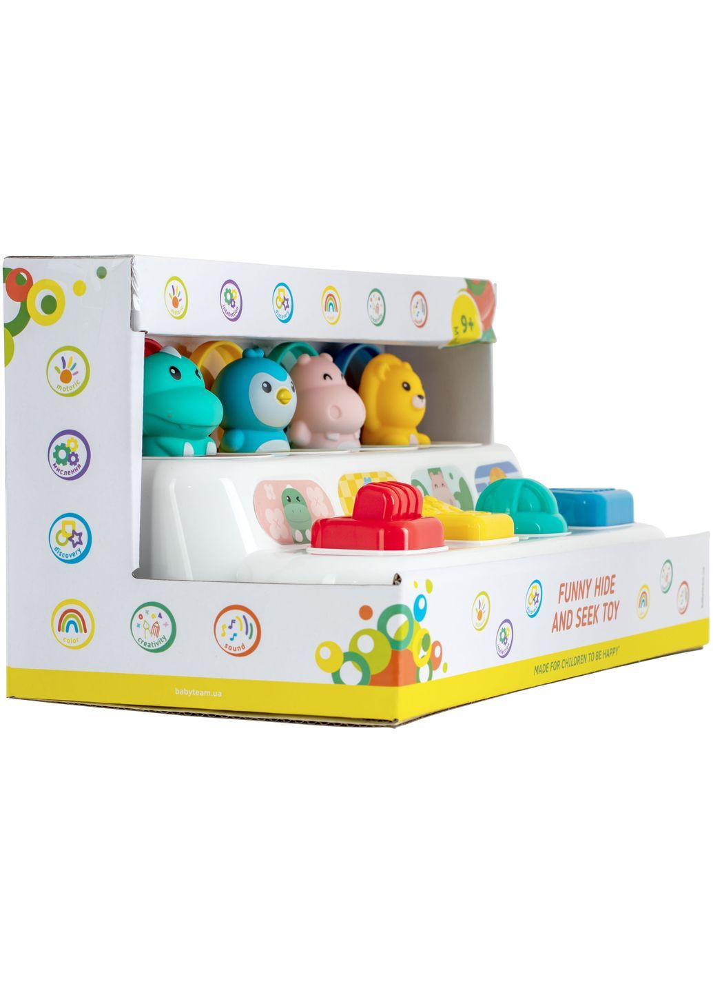 Розвиваюча іграшка-сортер Забавні хованки () Baby Team 8618 (366471858)