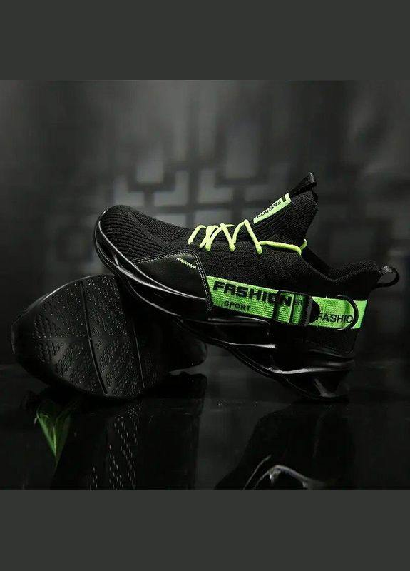 Спортивные (женские) кроссовки «Fashion Sport» черного цвета, 38 размер Trends чёрные демисезоны (329745929)