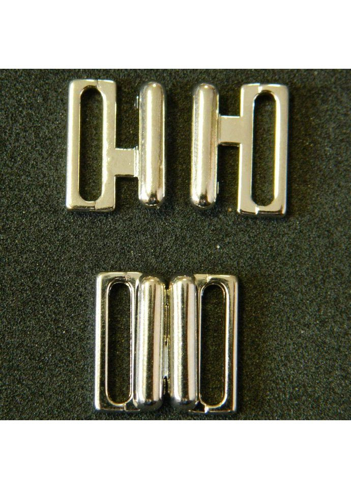 Застібки для купальника, метал 1,5 см (хром) Plus-plus (352744561)