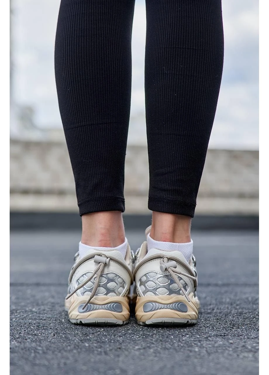 Сірі літні кросівки asics gel kahana tr v2 cream pure silver асікс гель кахано 8 сірі No Brand