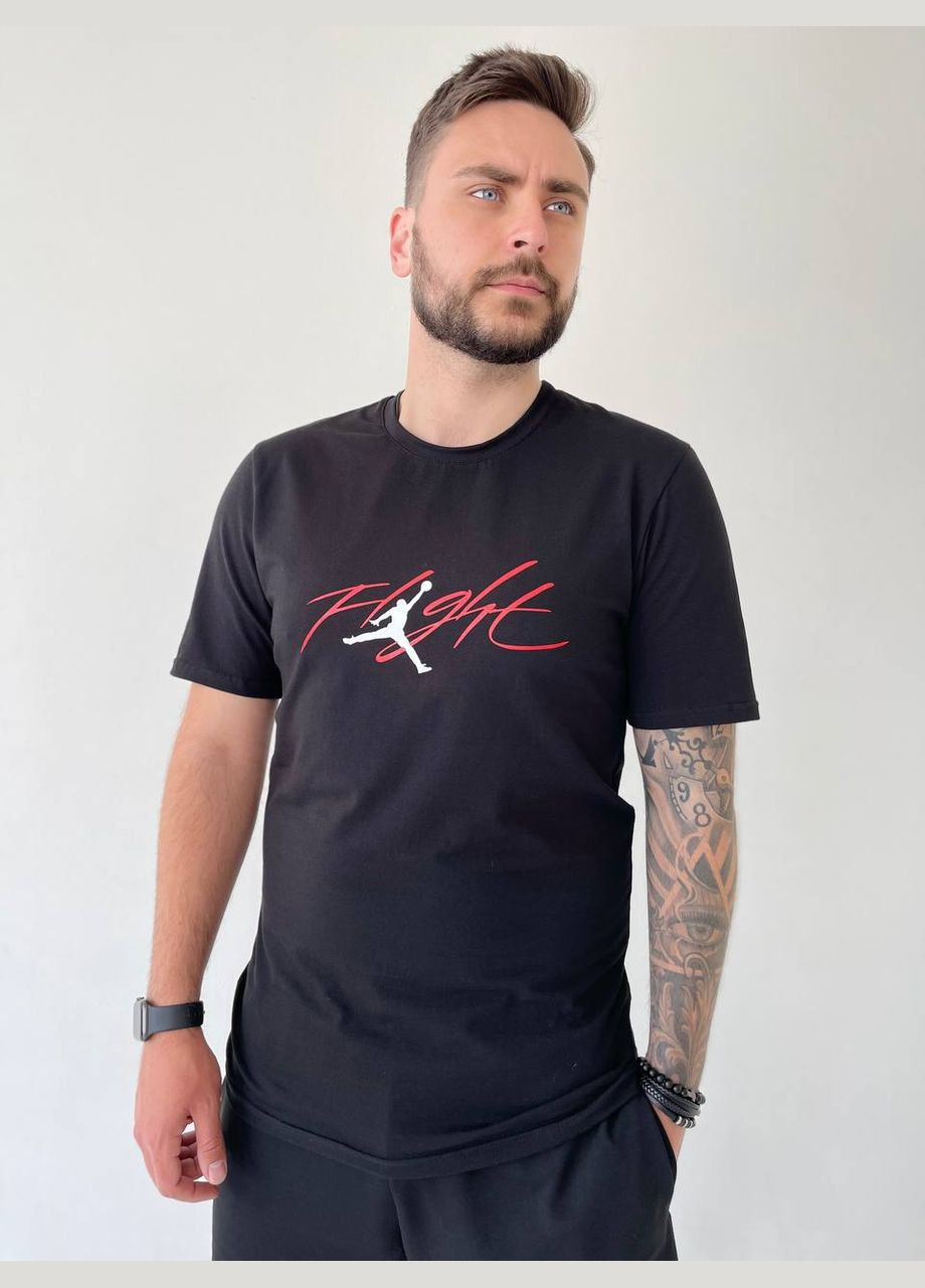 Черная футболка No Brand