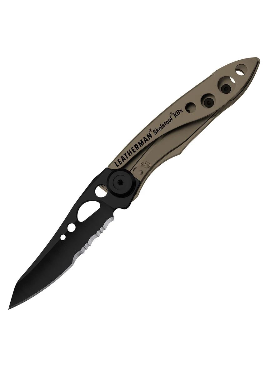 Складаний Ніж Skeletool KBx Койот Tan (832615) Leatherman (342967113)