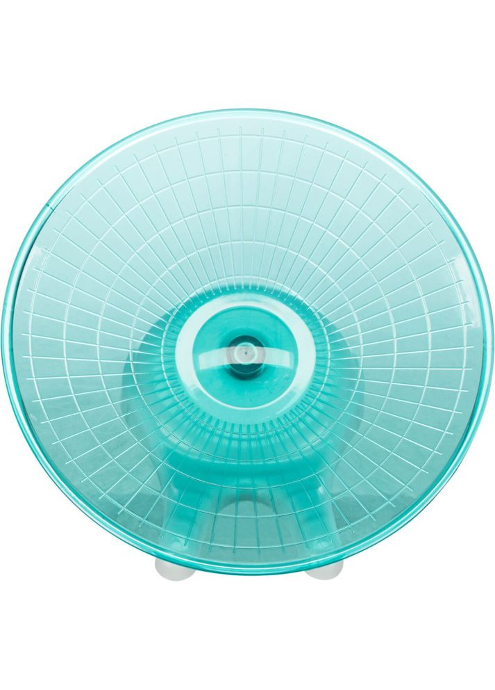Беговой диск для дегу и больших хомяков пластик 30 см светло-серый бирюзовый Trixie (328925020)