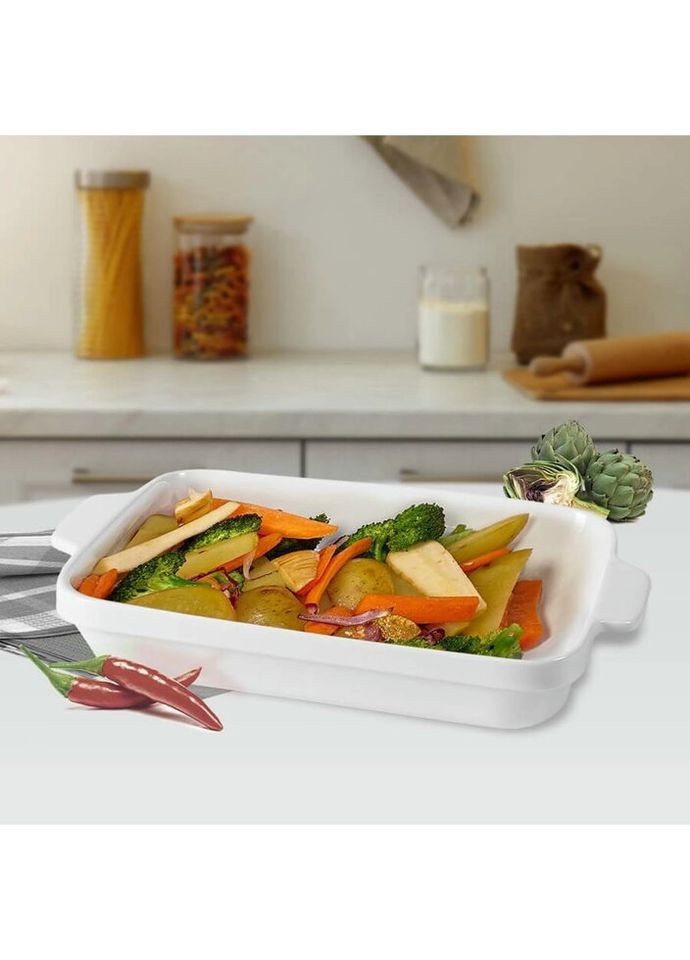 Противень прямоугольный MR-11642-43 40.5 см белый Maestro (335717495)