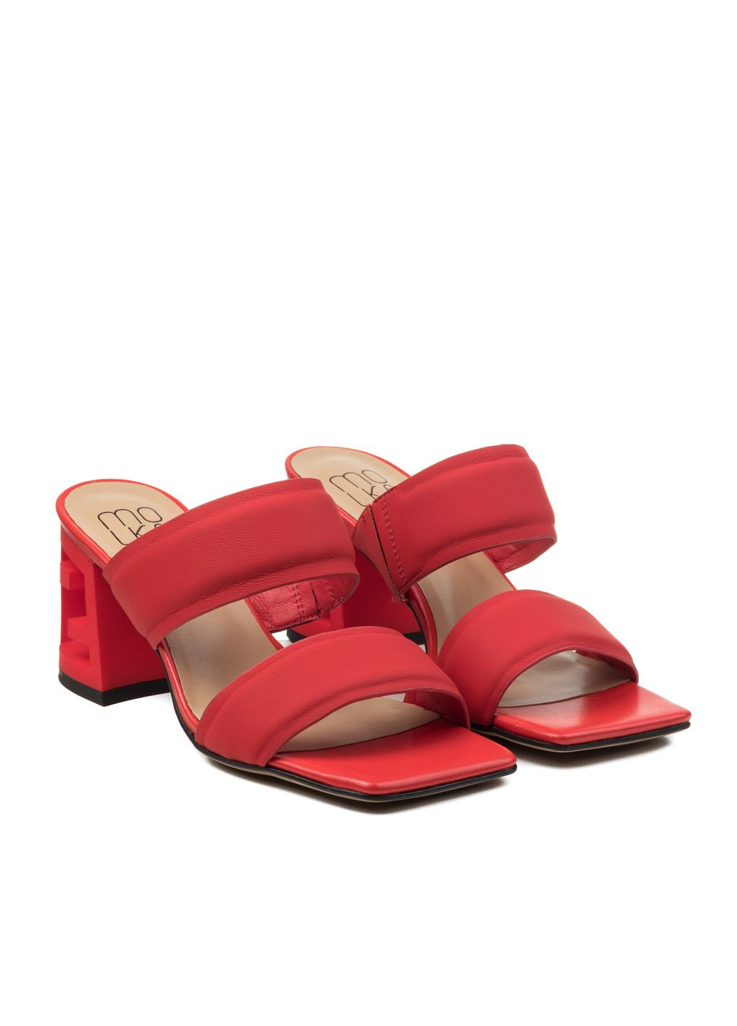 Красные шлепанцы (1218ла) Molka