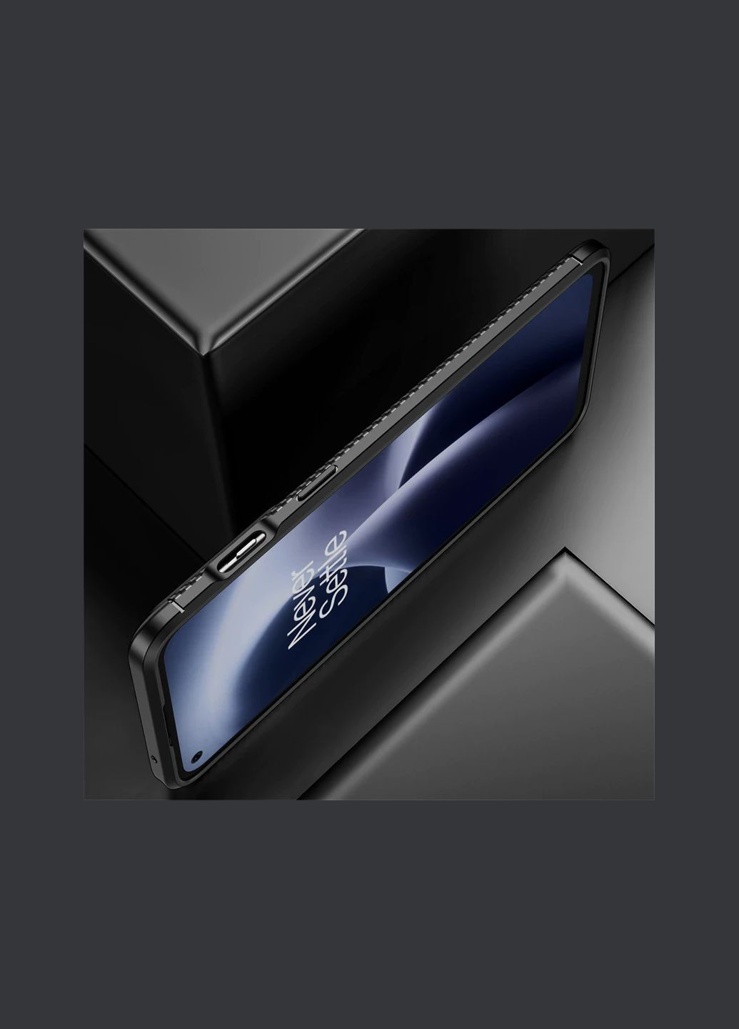 Протиударний чохол для OnePlus Nord 2T Чорний бампер Ultimate Experience (322287878)
