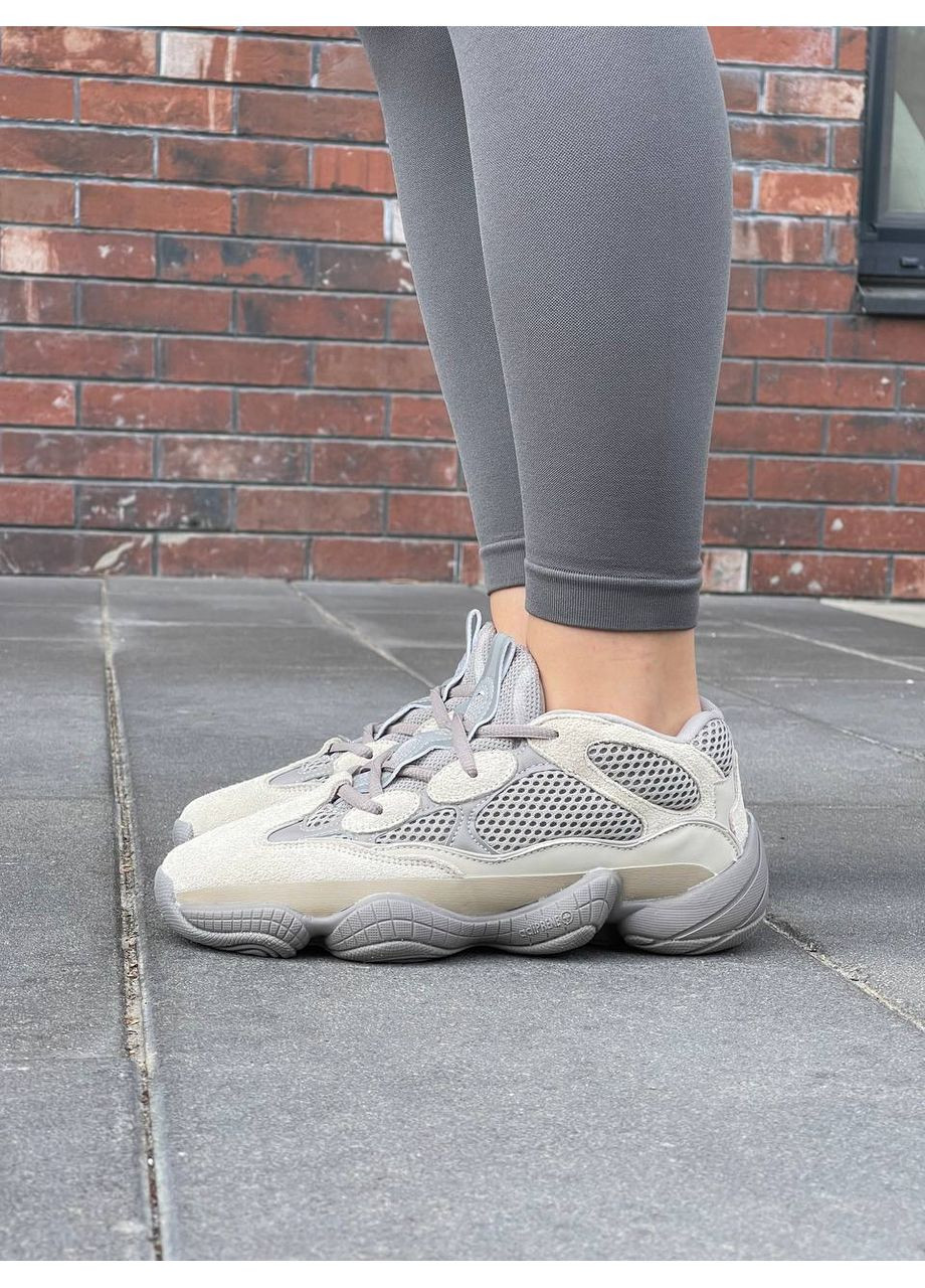 Кросівки жіночі і чоловічі Adidas Yeezy Boost 500 Beige | Адідас Ізі буст 500 бежеві No Brand бежеві демісезони (353872817)