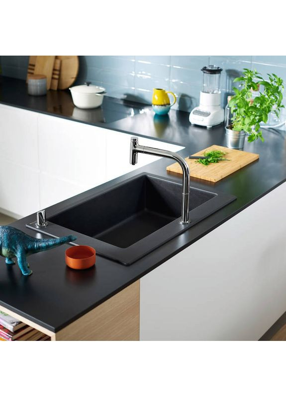 Мойка S51 S510F660 Черный графит (43313170) Hansgrohe (306744778)