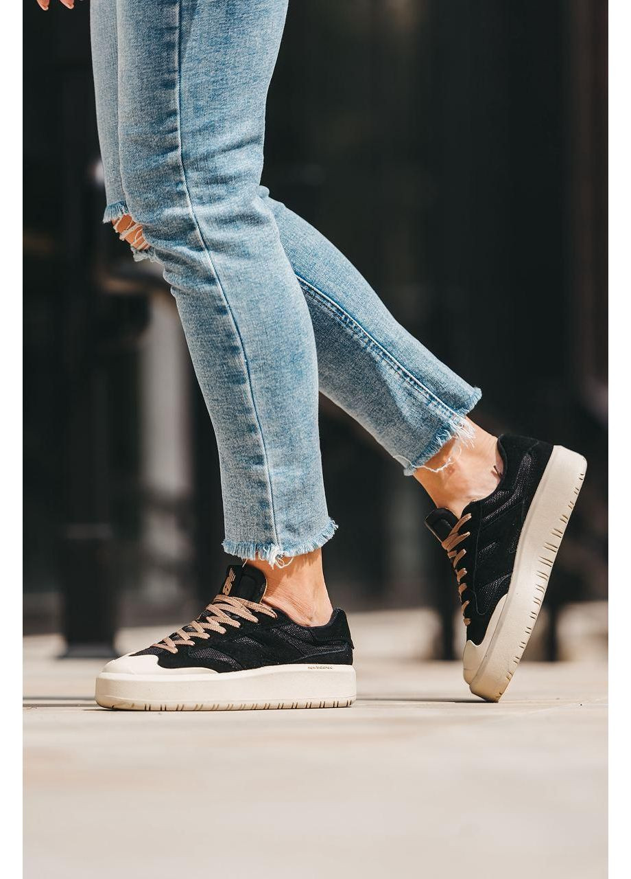 Чорні Осінні кросівки чоловічі new balance ct 302 black white нью беланс ct302 No Brand