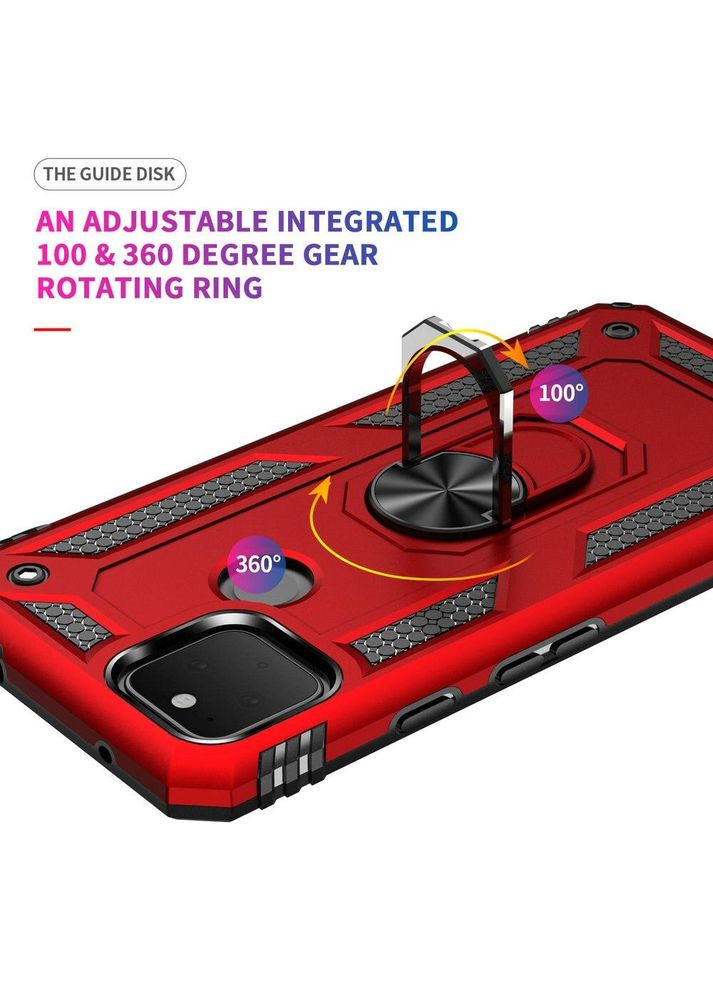 Противоударный чехол для Google Pixel 4A 5G кольцо магнит Viseaon (322211975)