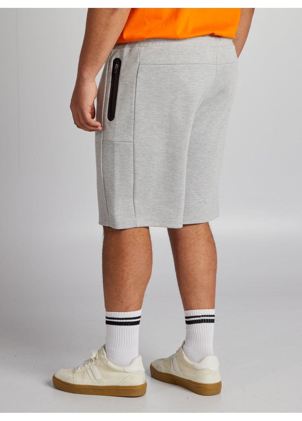 Шорты,светло-серый меланж, Kiabi (356172576)