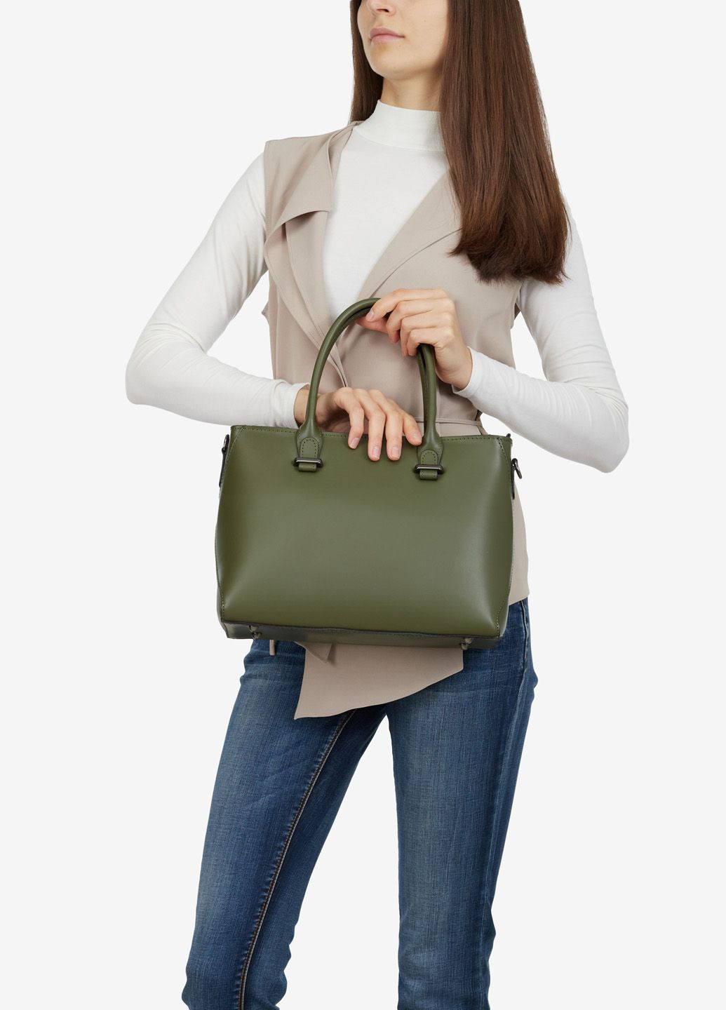 Сумка женская кожаная тоут средняя Tote Regina Notte (315501226)