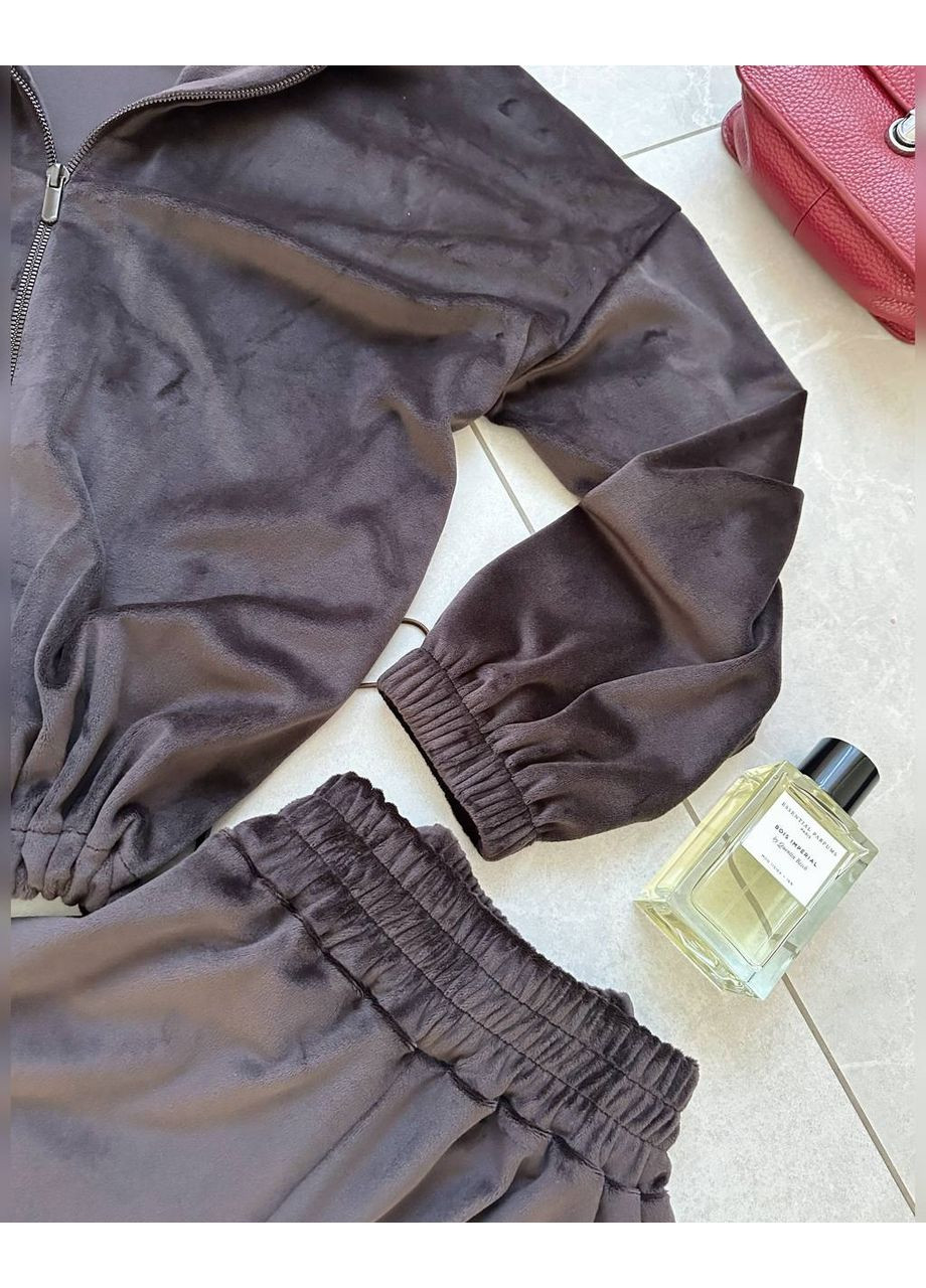 💫 Костюм по турецкому спорт-велюру - спорт-шик в каждой детали 💫Ознакомьтесь с размерной сеткой GD/GL Модний простір (364965861)