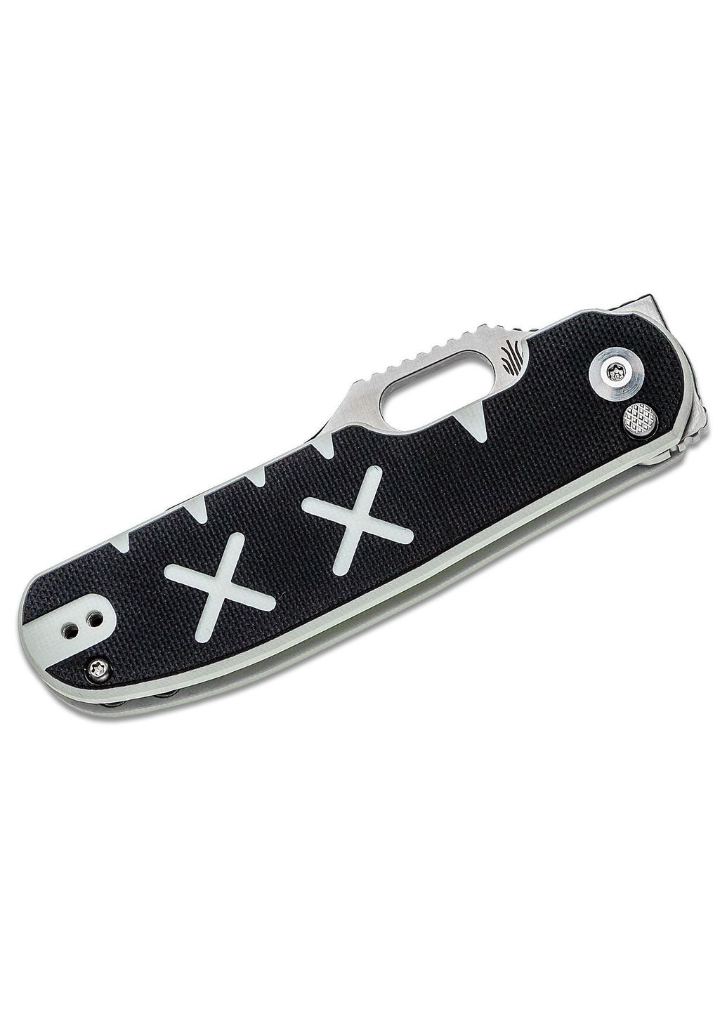 Нож Plunge Lock Black/White X's G-10 - Ki4562A1 Kizer Cormorant (362346585)
