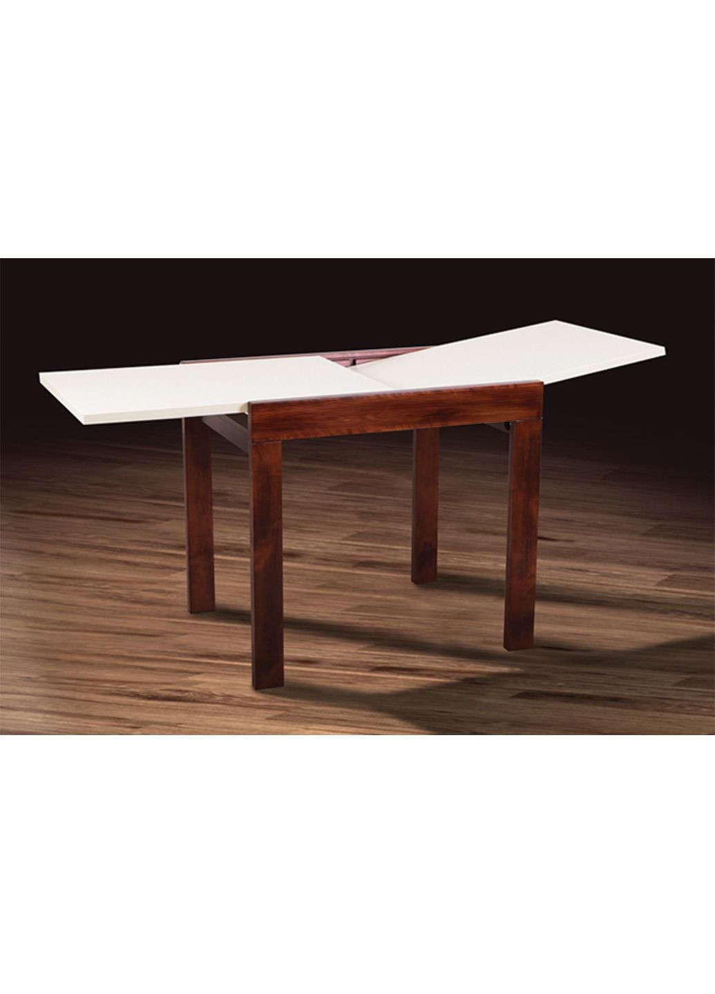 Обідній стіл-трансформер Slider Горіх/Кремовий 855349-02 855349 Мікс меблі (355468178)