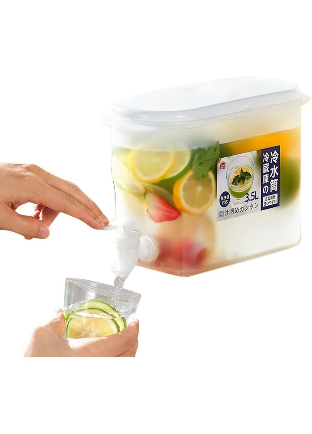 Контейнер-лимонадник с краном, 2.8 л No Brand (365721692)