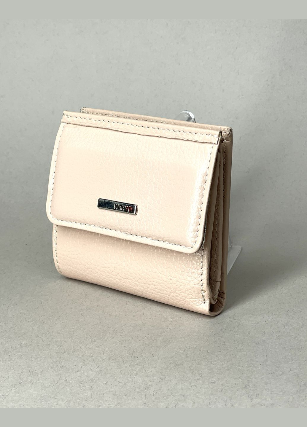 Женский кошелек из натуральной высококачественной кожи, компактный классика Karya Гаманець (348357465)