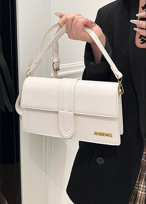 Жіноча сумка Jacquemus 1022 крос-боді біла No Brand (303606037)