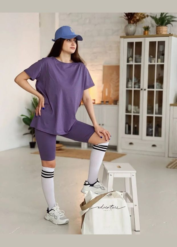 Комплект женский (футболка+велосипедки) HC (h001-8138-036) No Brand (290011758)