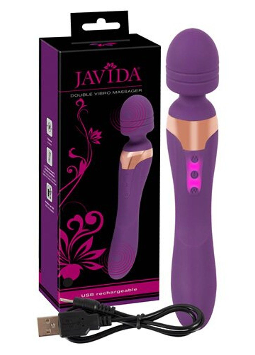 Вибратор ДВОЙНОЕ НАСЛАЖДЕНИЕ No Brand (284729004)