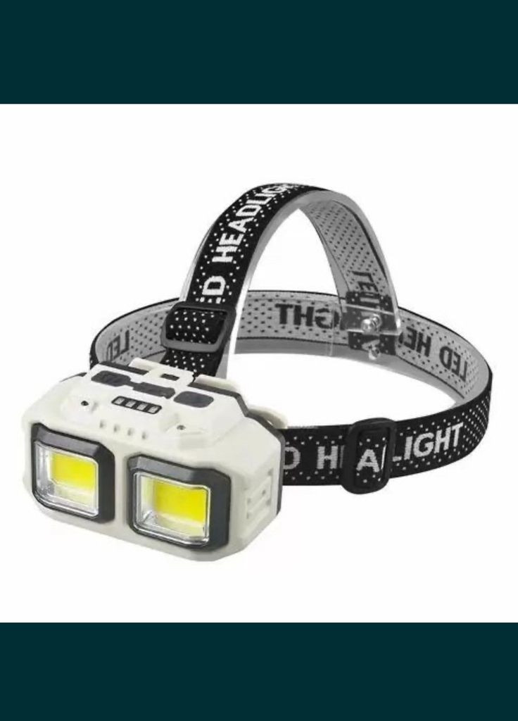 Налобний ліхтар з двома прожекторами No Brand (348119011)