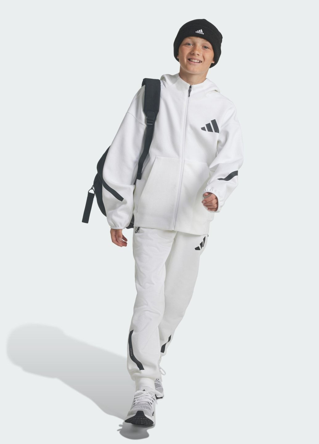 Худи Z.N.E. Full-Zip Kids adidas (301363166)