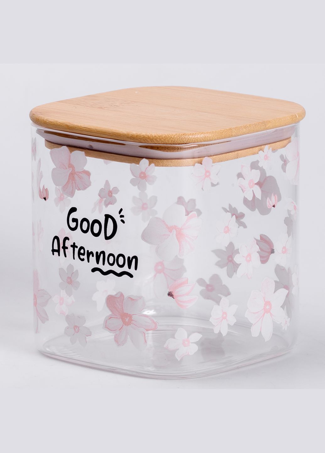 Банка для сыпучих продуктов Yiwu HP-34-25 Sakura 800мл с крышкой No Brand (340820635)