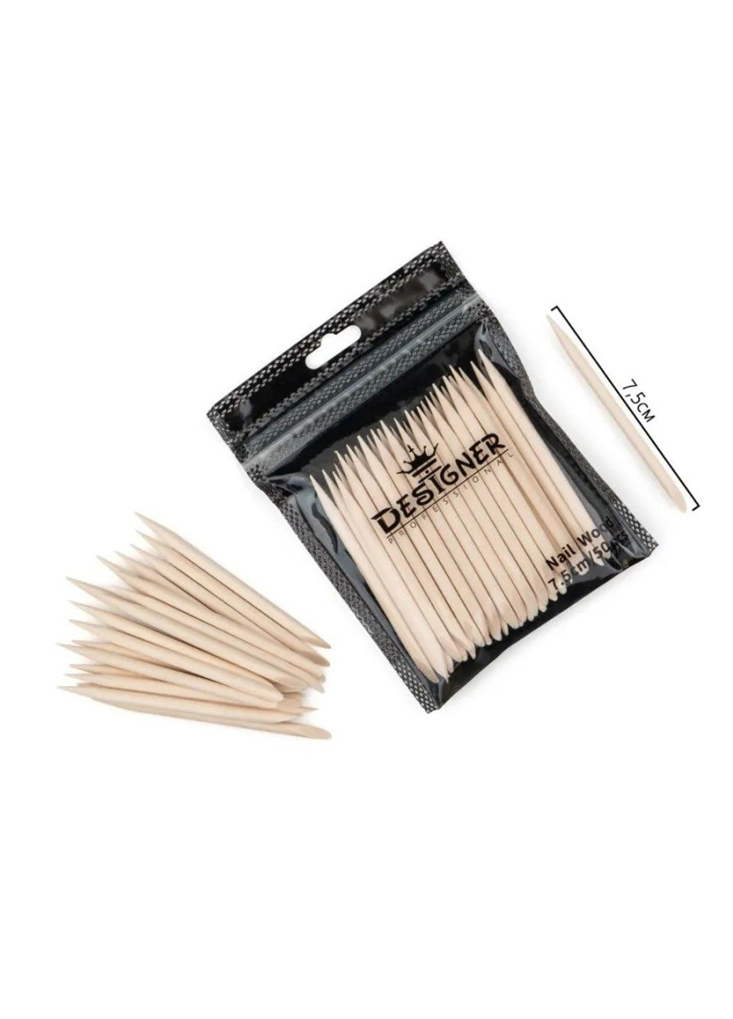 Апельсинові палички (7.5 см./50 шт./уп.), Designer для манікюру та педикюру Designer Professional (292734609)