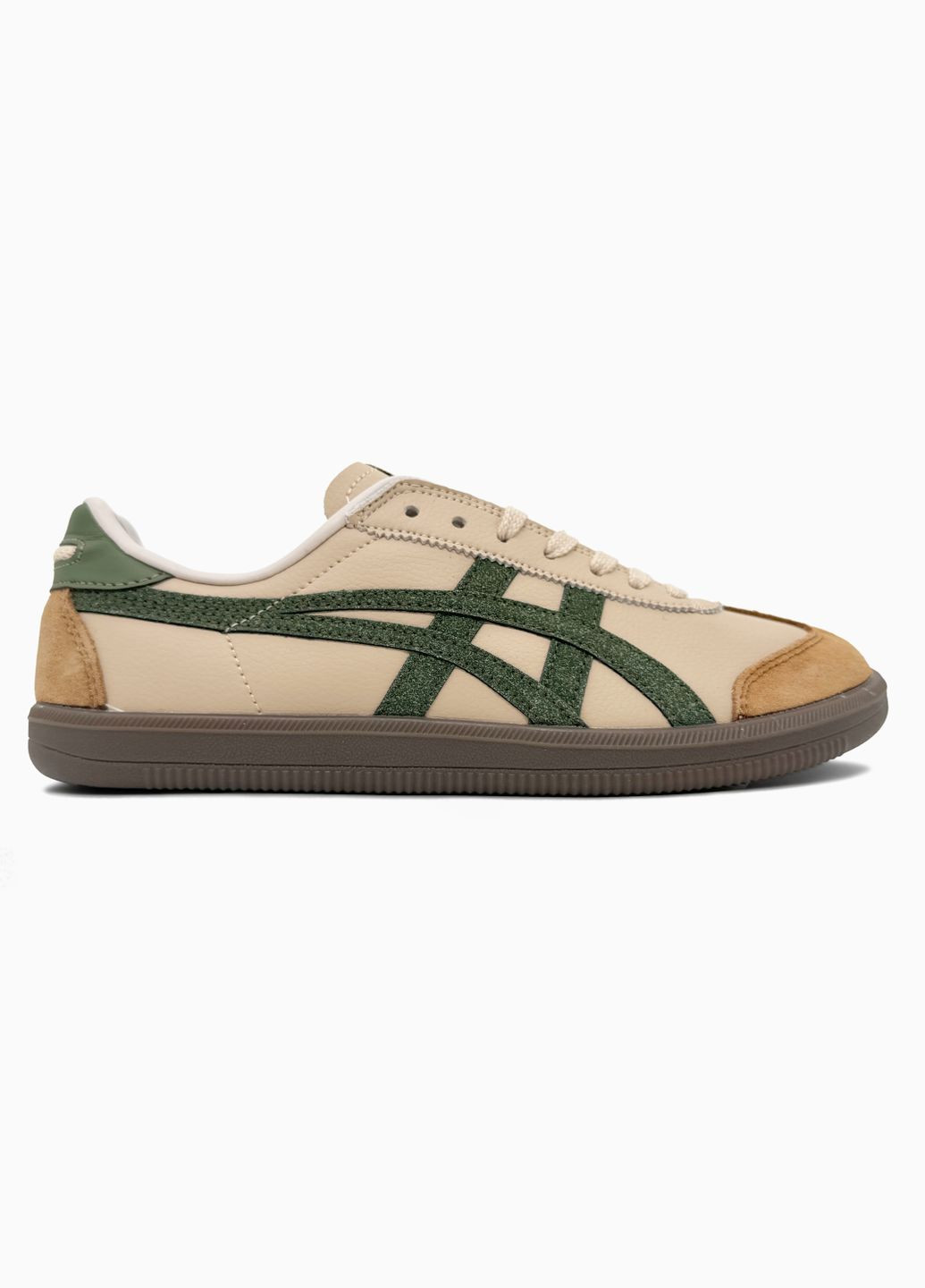 Кроссовки женские и мужские Asics Onitsuka Tiger Tokuten "Beige Green" | Асикс Онитсука Тайгер бежевые No Brand бежевые демисезоны (342717907)
