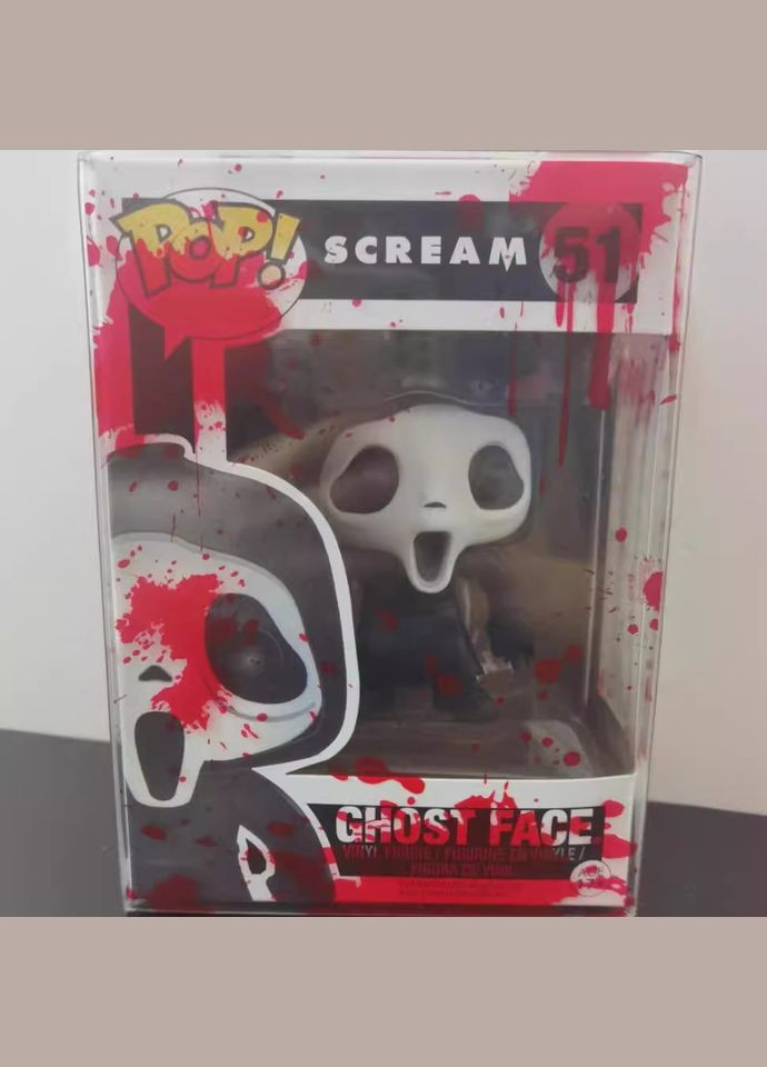 Крик фигурка виниловая 51 Scream Призрачное лицо Ghost Face поп POP (316090788)