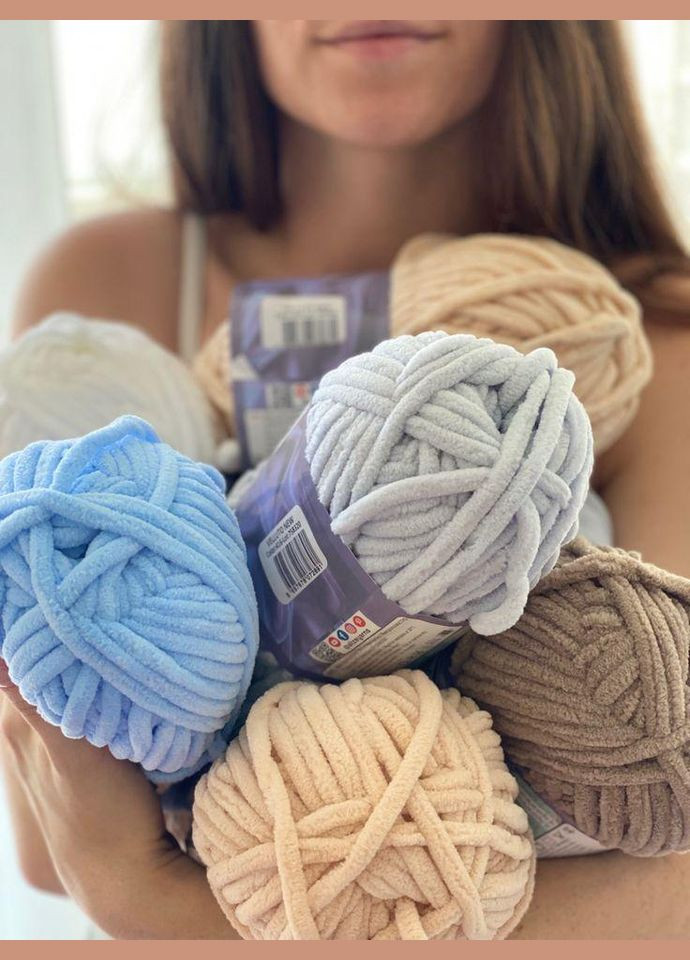 Yonca Baby Velvet № 70092 нитки плюшевая пряжа для вязания Енка Беби Этрофил Etrofil (366394339)