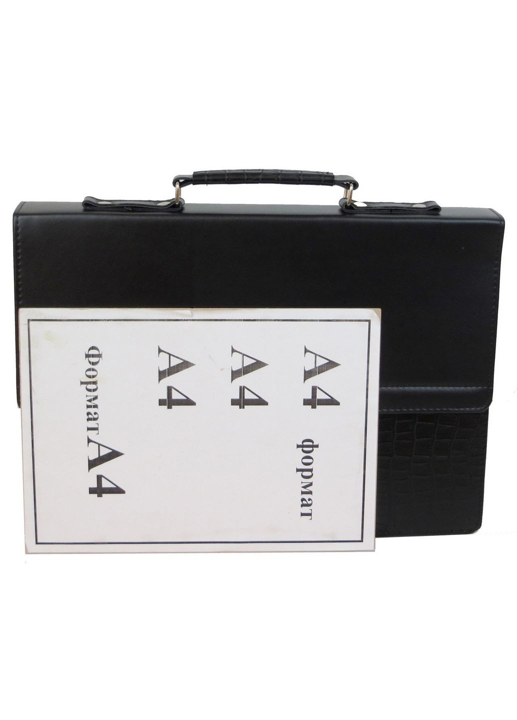 Деловой портфель из искусственной кожи 40х28х6-12 см Portfolio (288048700)