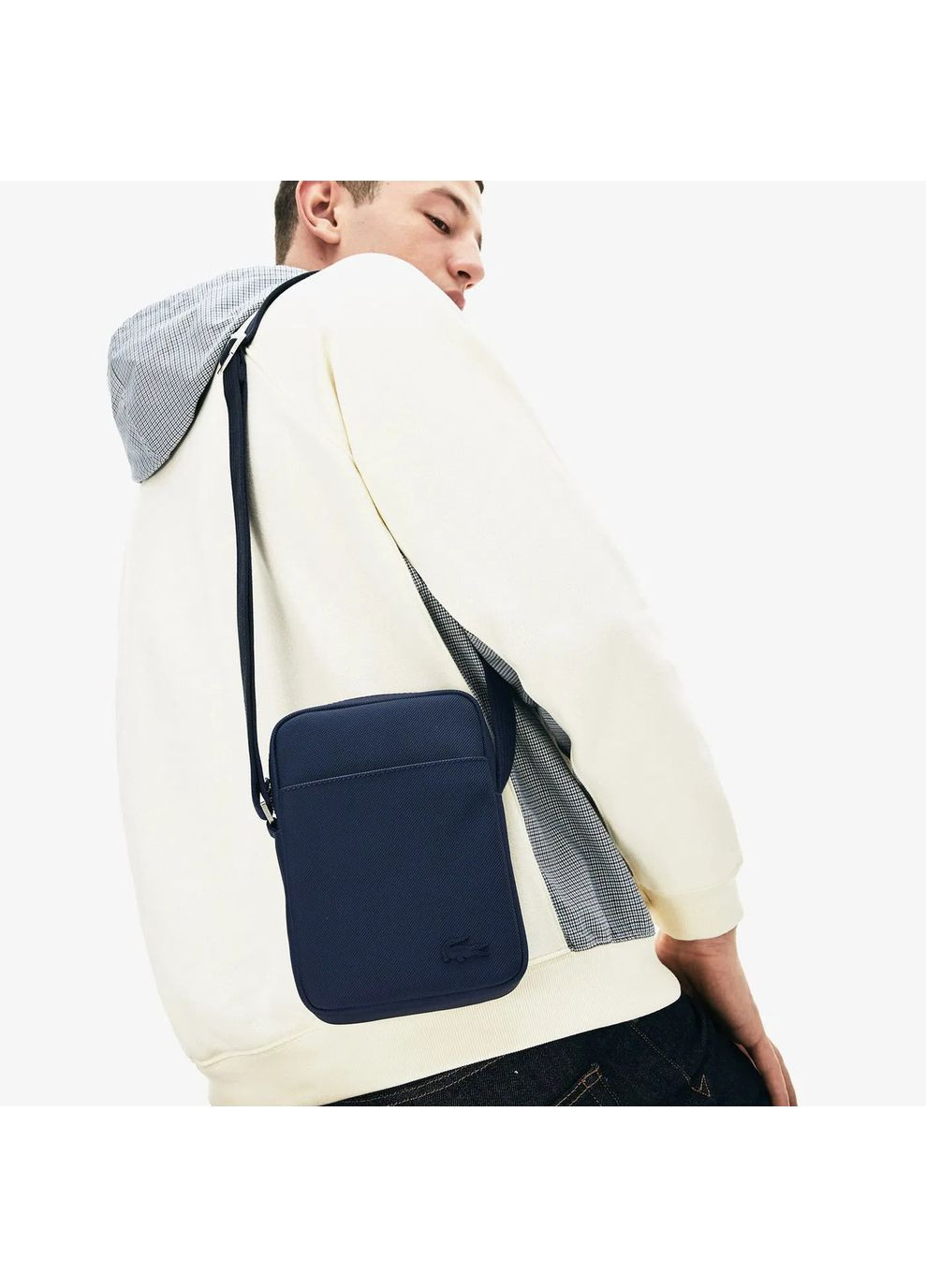 Сумка месенджер Lacoste чоловіча стильна сумка через плече Лакост No Brand (348418586)