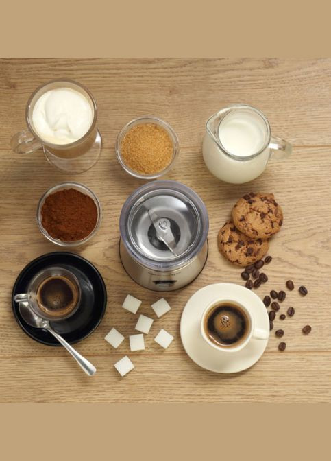 Кавомолка роторна 150Вт, об'єм зерен-60г, метал, чорно-сріблястий Gorenje (341089507)