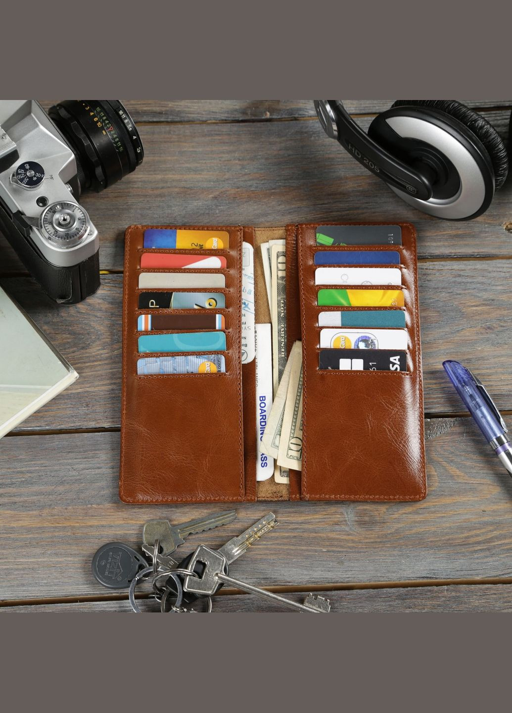 Купюрник 13791 Коричневый Shvigel (331910168)