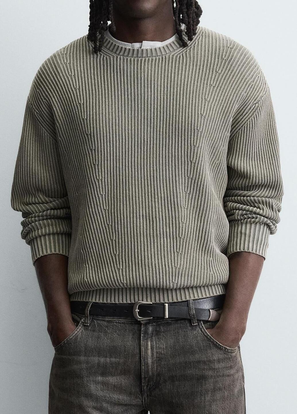 Зелений демісезонний светр Zara