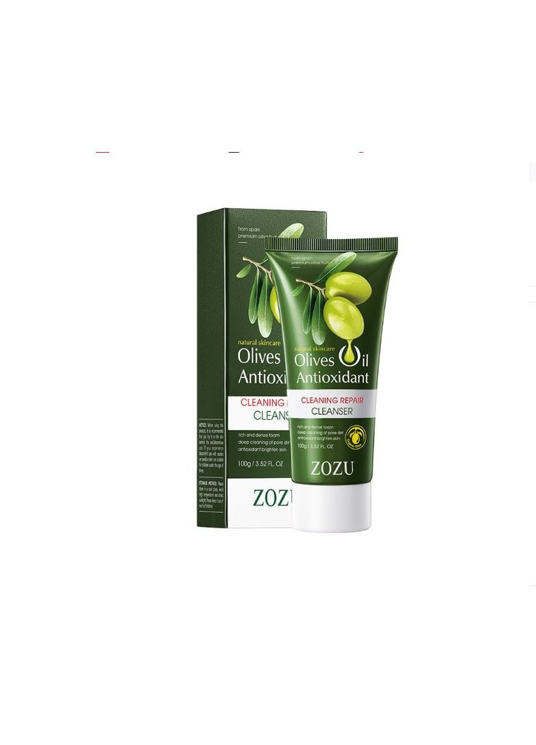 Пінка для вмивання з екстрактом оливи Olive Oil Antioxidant Cleanser, 100 мл ZOZU (279778385)