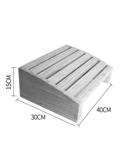 Підставка для ніг з дерева Беніко 15 бланже (ПНГ-152601) No Brand (328414648)