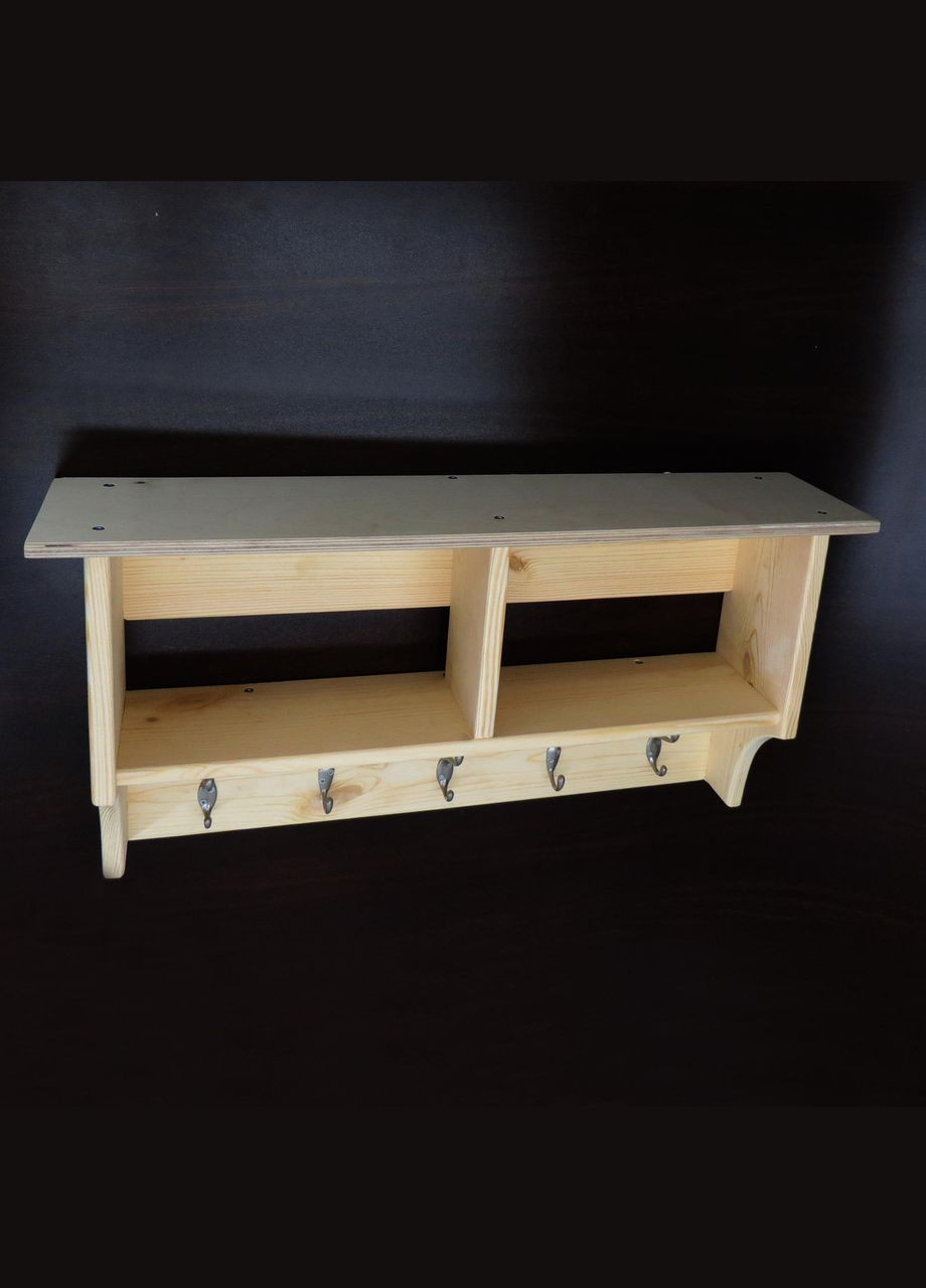 Вішалка для одягу з дерева Річмонд 2 бланже (ВДО-201701) No Brand (327847817)