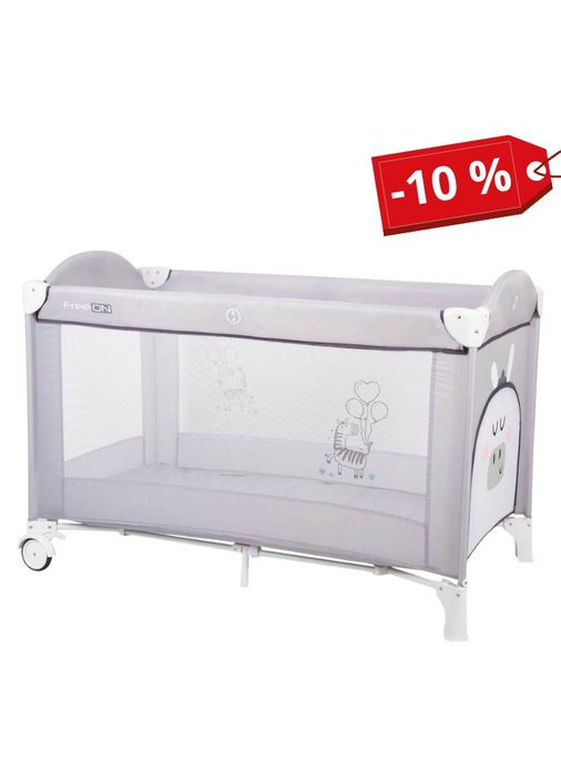 Кровать-манеж детская Balloon zebra, grey FreeOn (362582829)