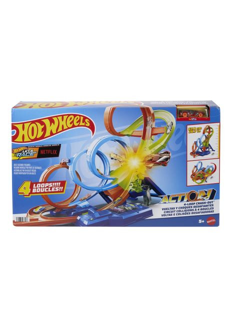 Трек Безумные повороты и петли (HXR70) Hot Wheels (324109287)