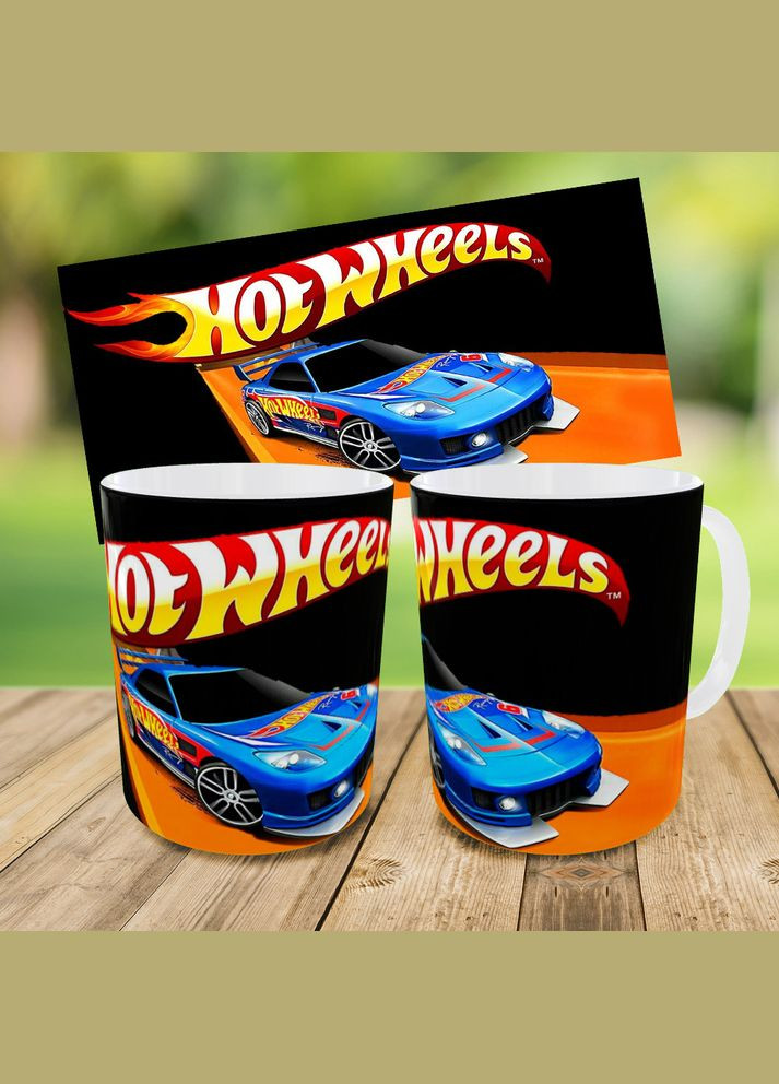 Набір: дитяча сумка-бананка+кружка Хот Вілс «Hot Wheels» 32х15см, бананка для хлопчика через плече на подарунок (0366) No Brand (319760295)