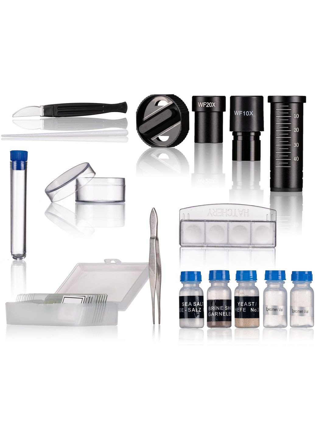 Мікроскоп Junior Biolux SEL 40x-1600x Green з адаптером для смартфона (8855600B4K000) Bresser (346533596)